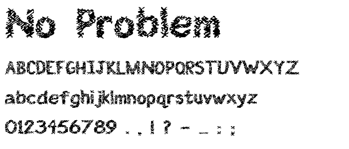 No Problem font